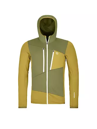 ORTOVOX | Veste polaire à capuche Grid pour homme | olive